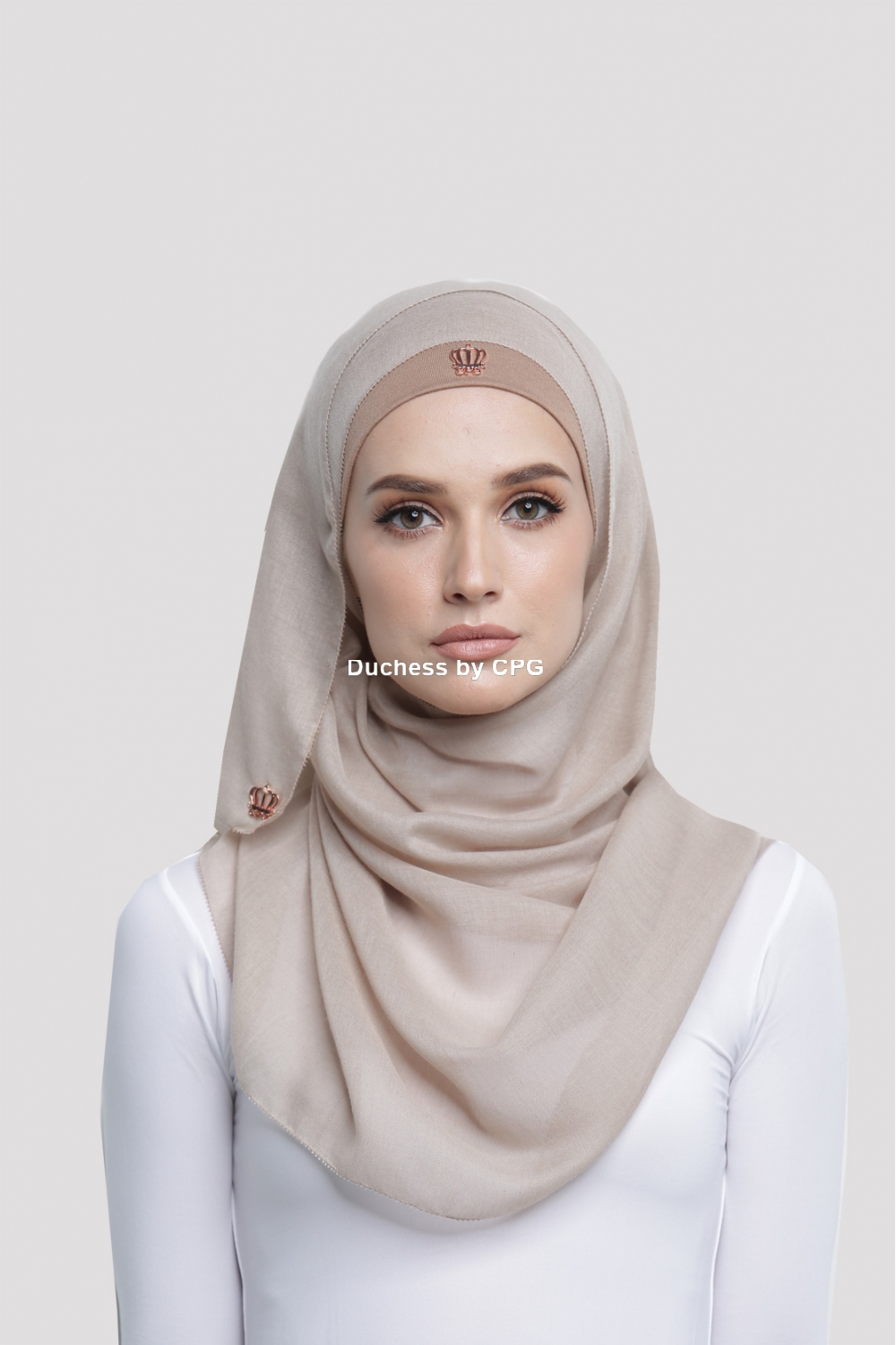 Duchess by CPG - COTTON VOILE SHAWL - CAMEL