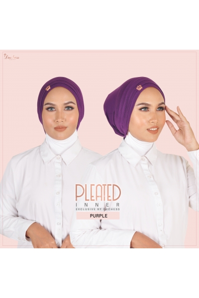 INNER PLEATED CORDOVA - PURPLE INNER PLEATED CORDOVA - PURPLE
